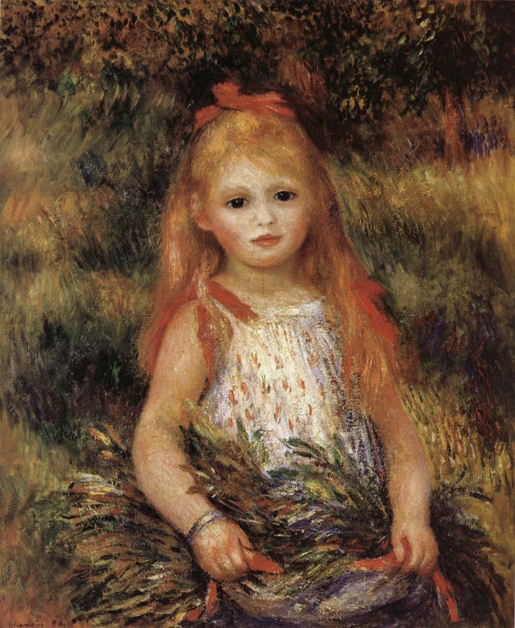 Girl with Flowers